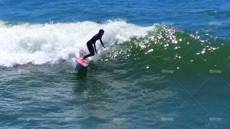 summer surfing