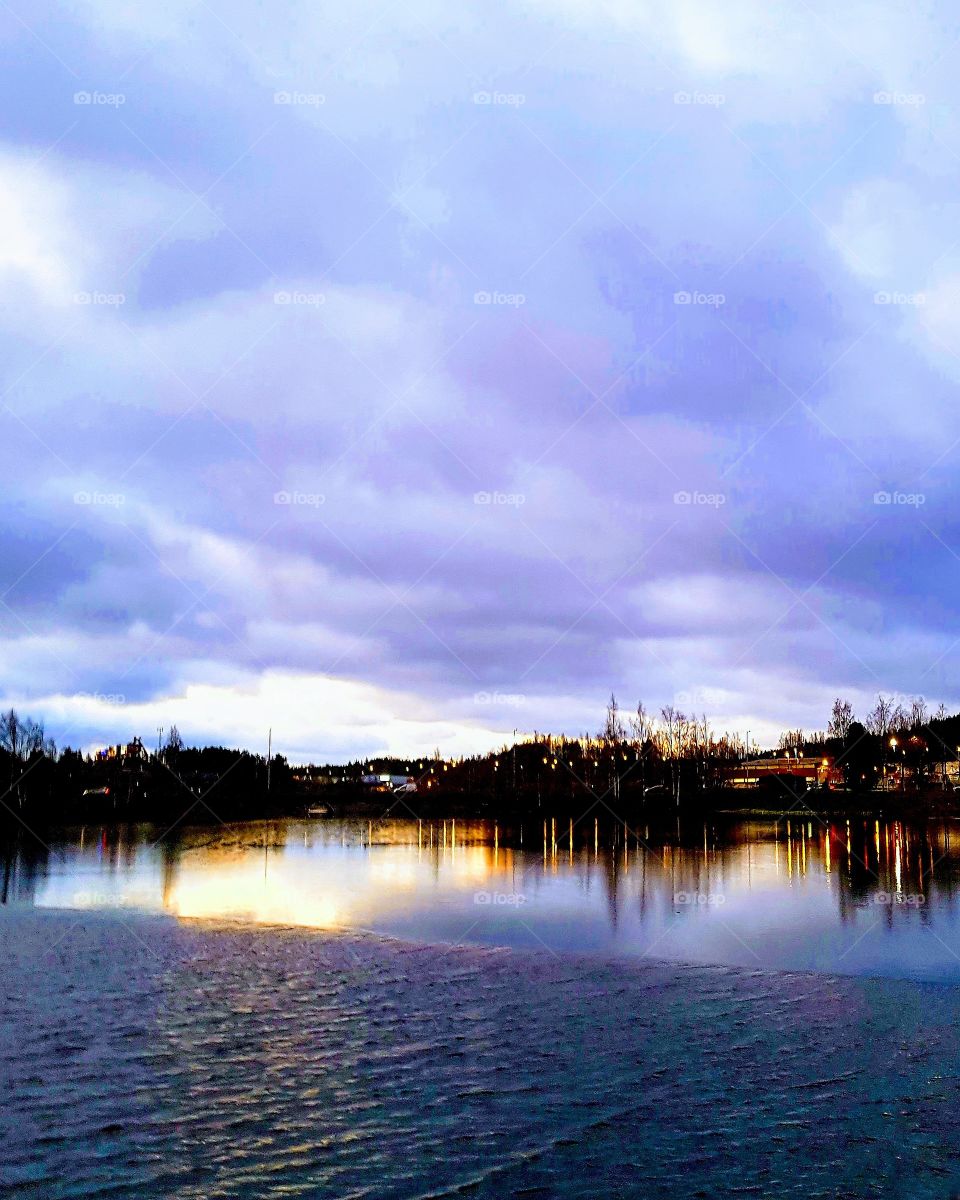 Beautiful morning in october