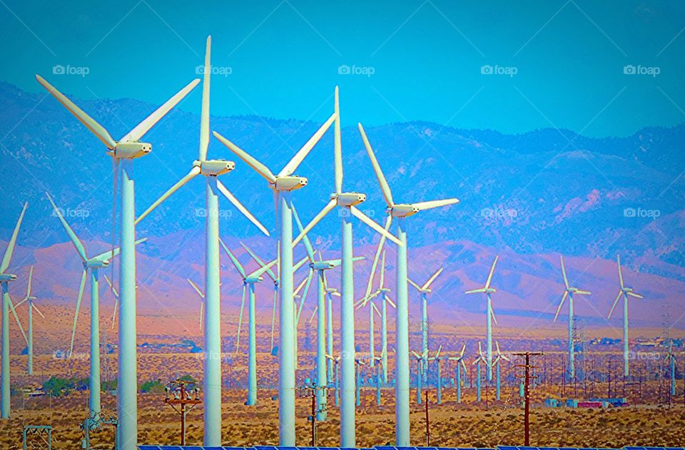 Windmills in Palm Springs