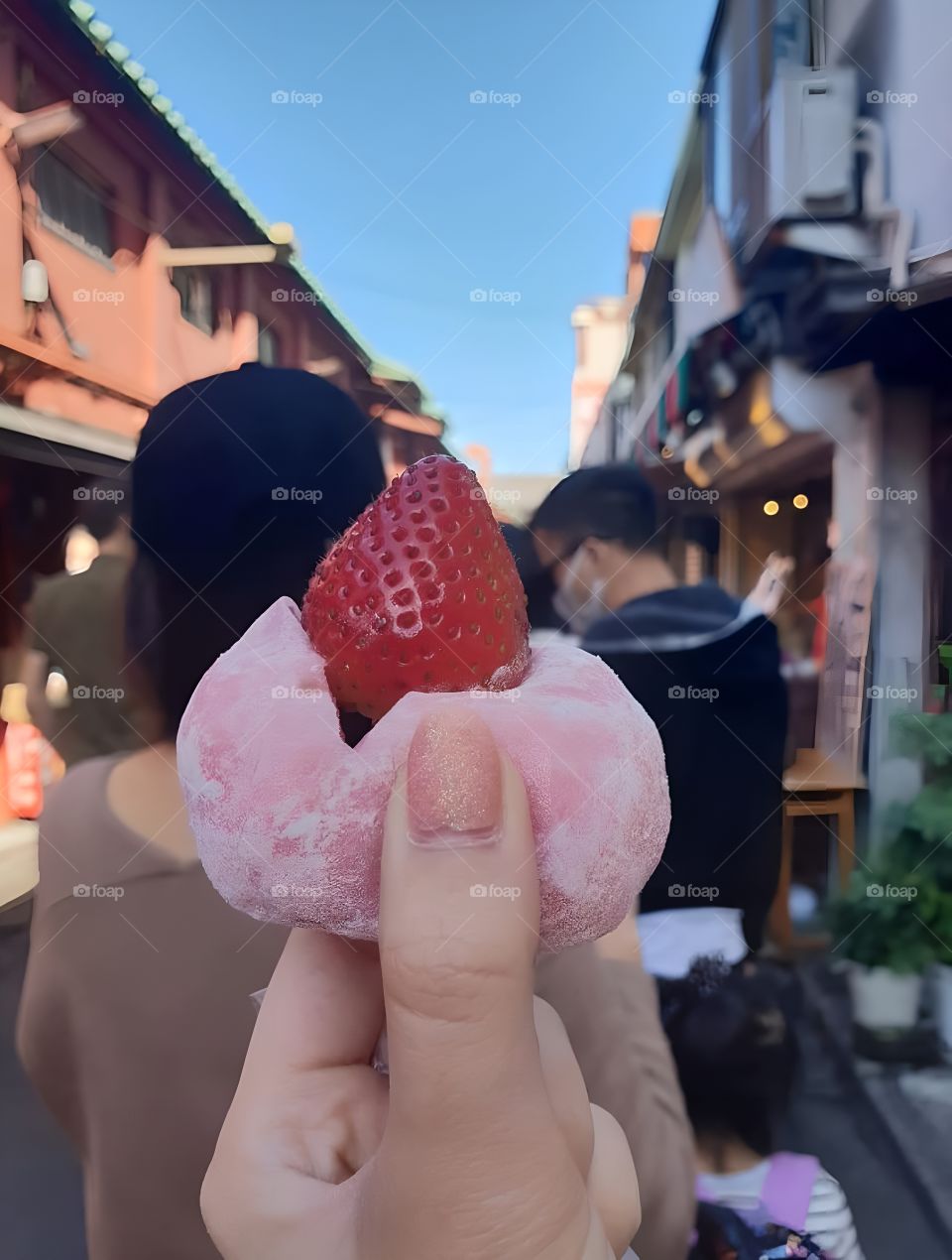 dafuku moji strawberry in japan