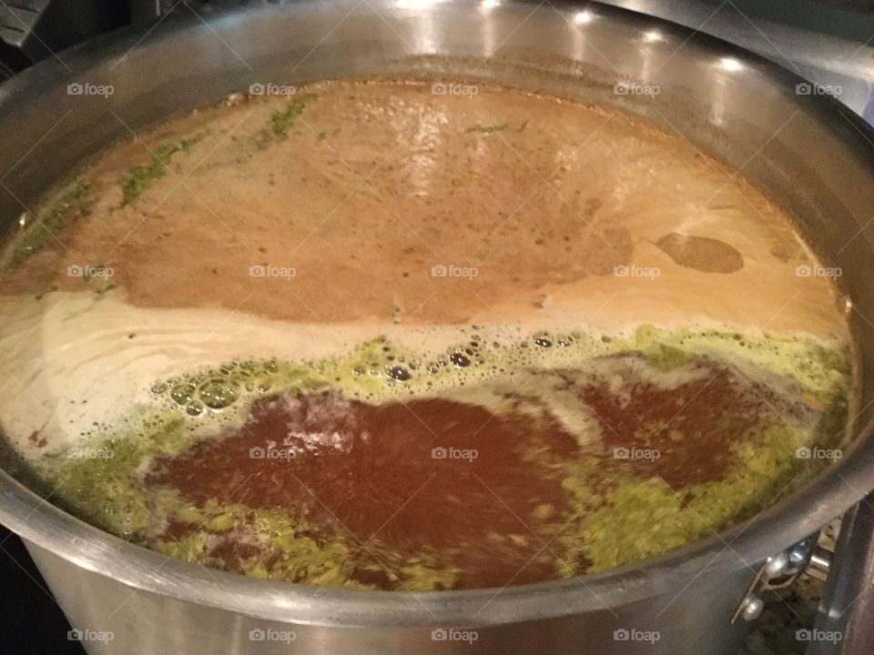 Craft brewing adding the hops