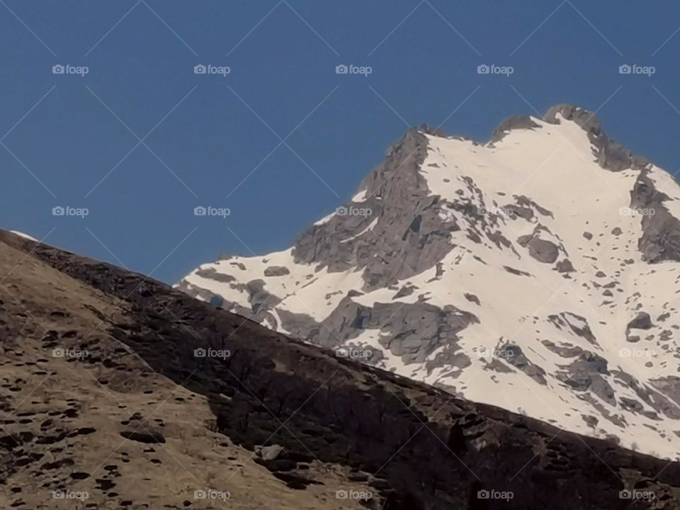 Mountain of himalayas in summer
