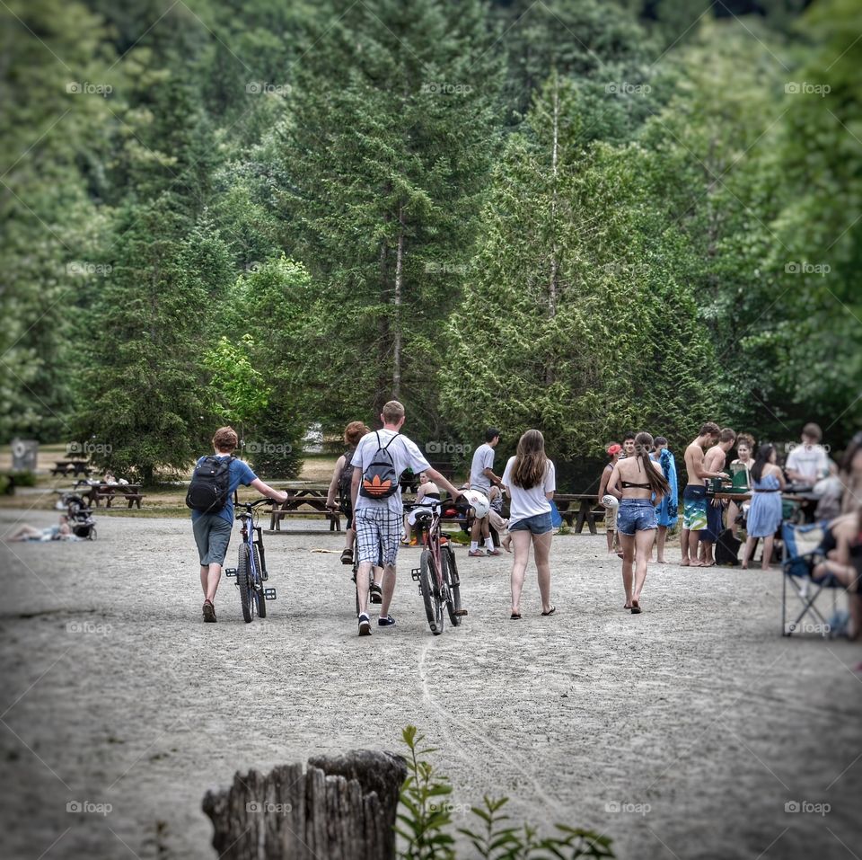 School's Out! a bike ride to a beach Party. School's Out! a bike ride to a beach Party