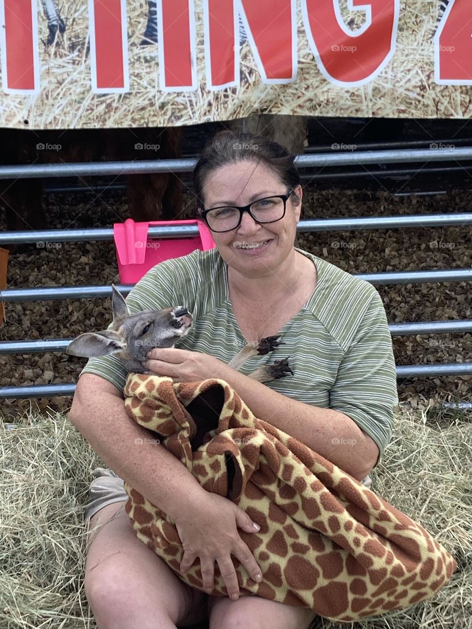 Selfie with a baby joey