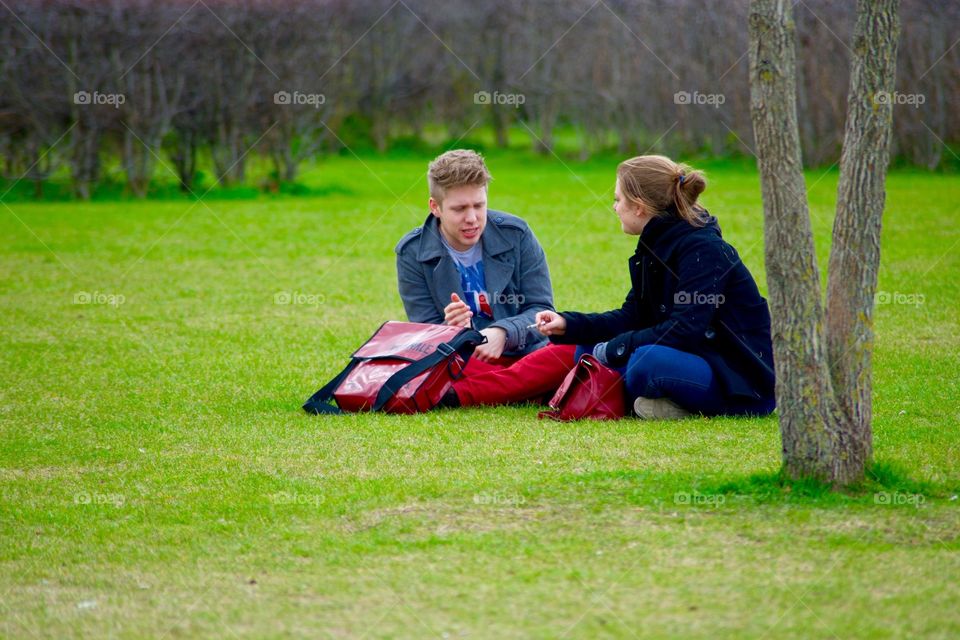 Park, Grass, Child, Outdoors, People