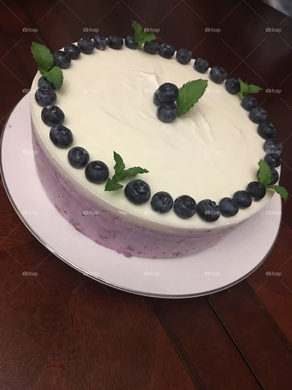 Make a Blueberry cheesecake for my daughter birthday!