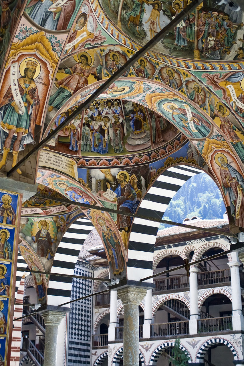 Orthodox frescoes 