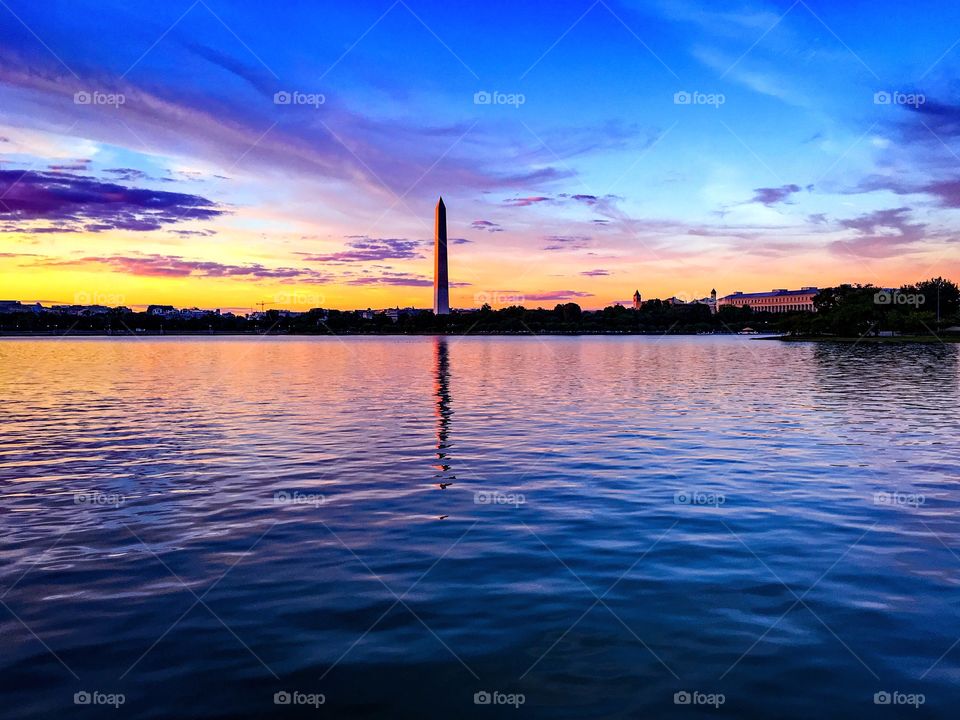 September skies and a beautiful night at the Tidal Basin
