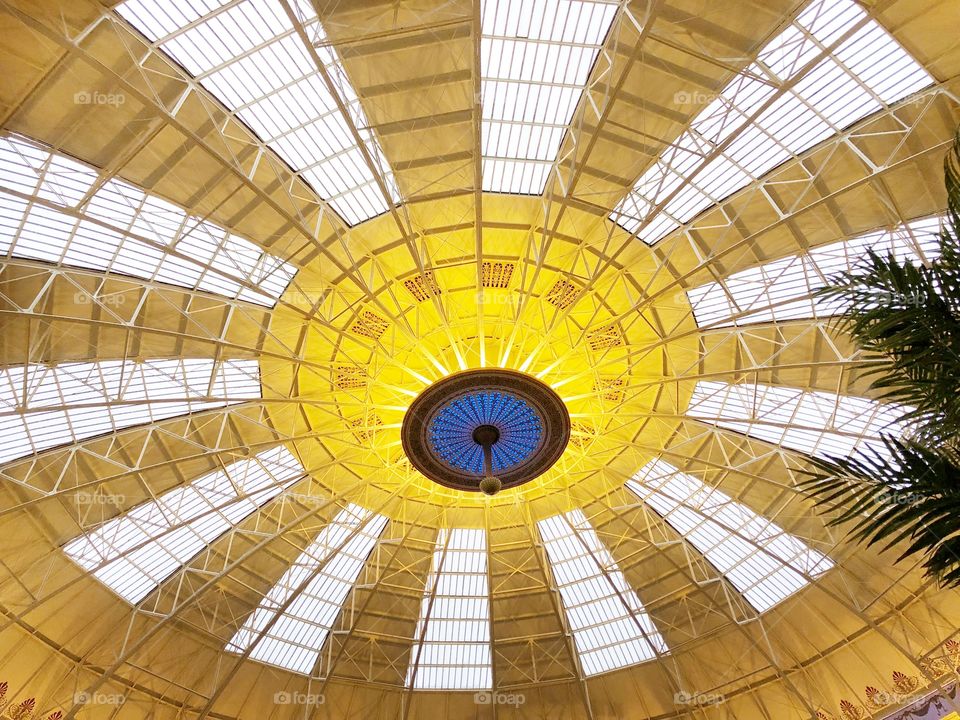 Lighted dome at West Baden Resort, indiana 
