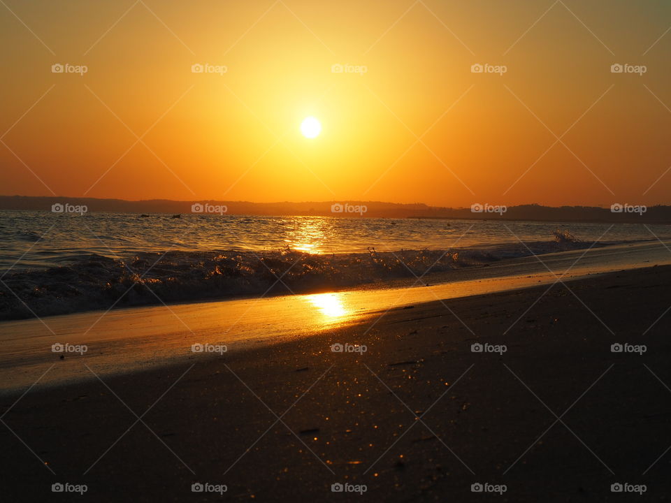 ocean, sunset .... The beach ...
