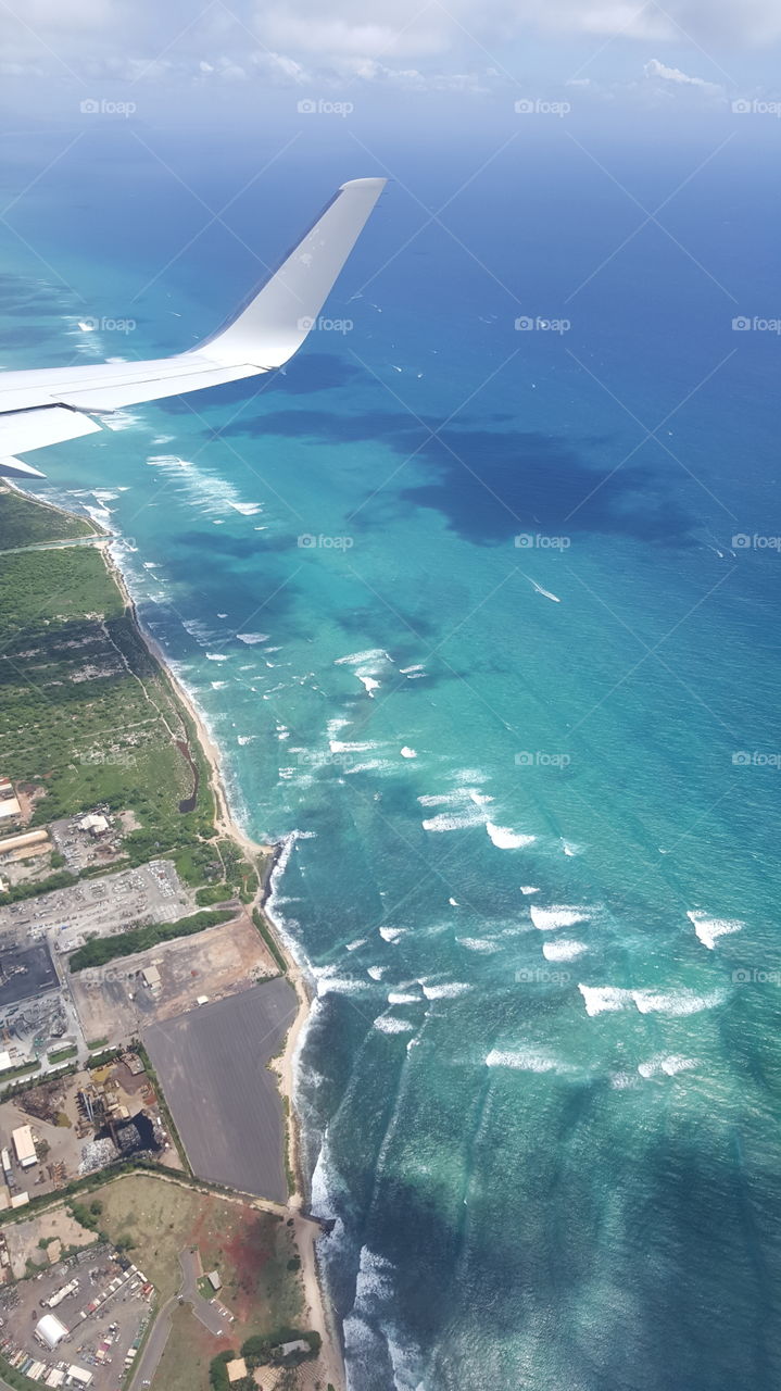 Arriving in Oahu