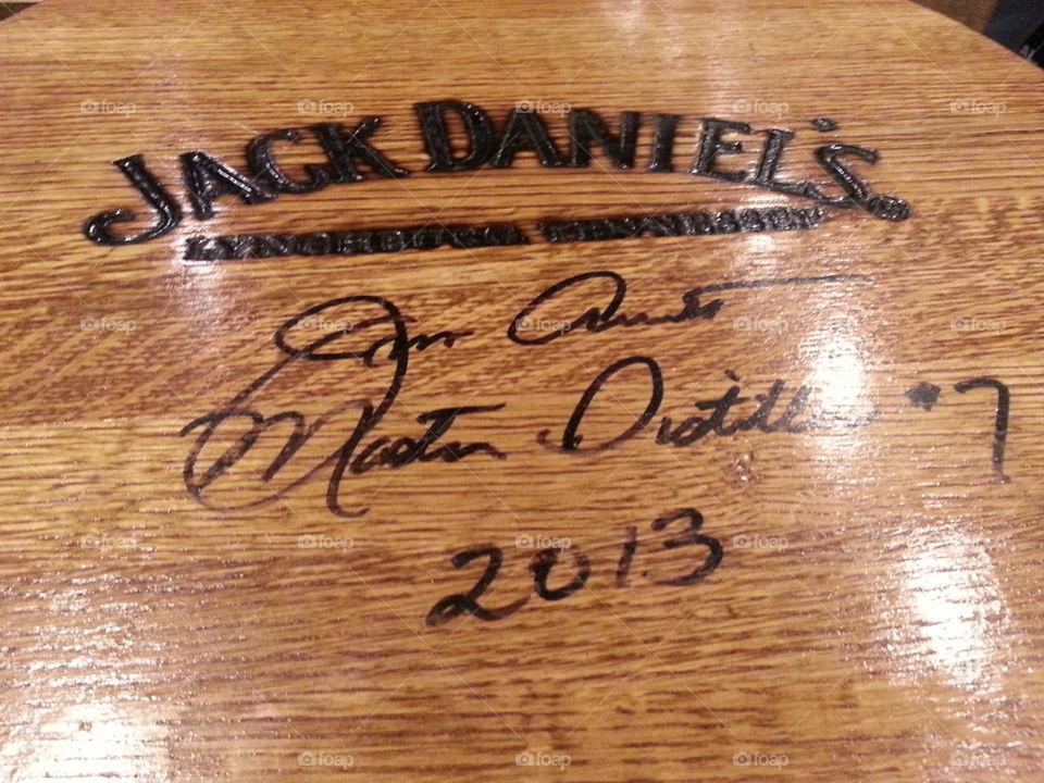 Jack Daniels Whiskey Barrelhead