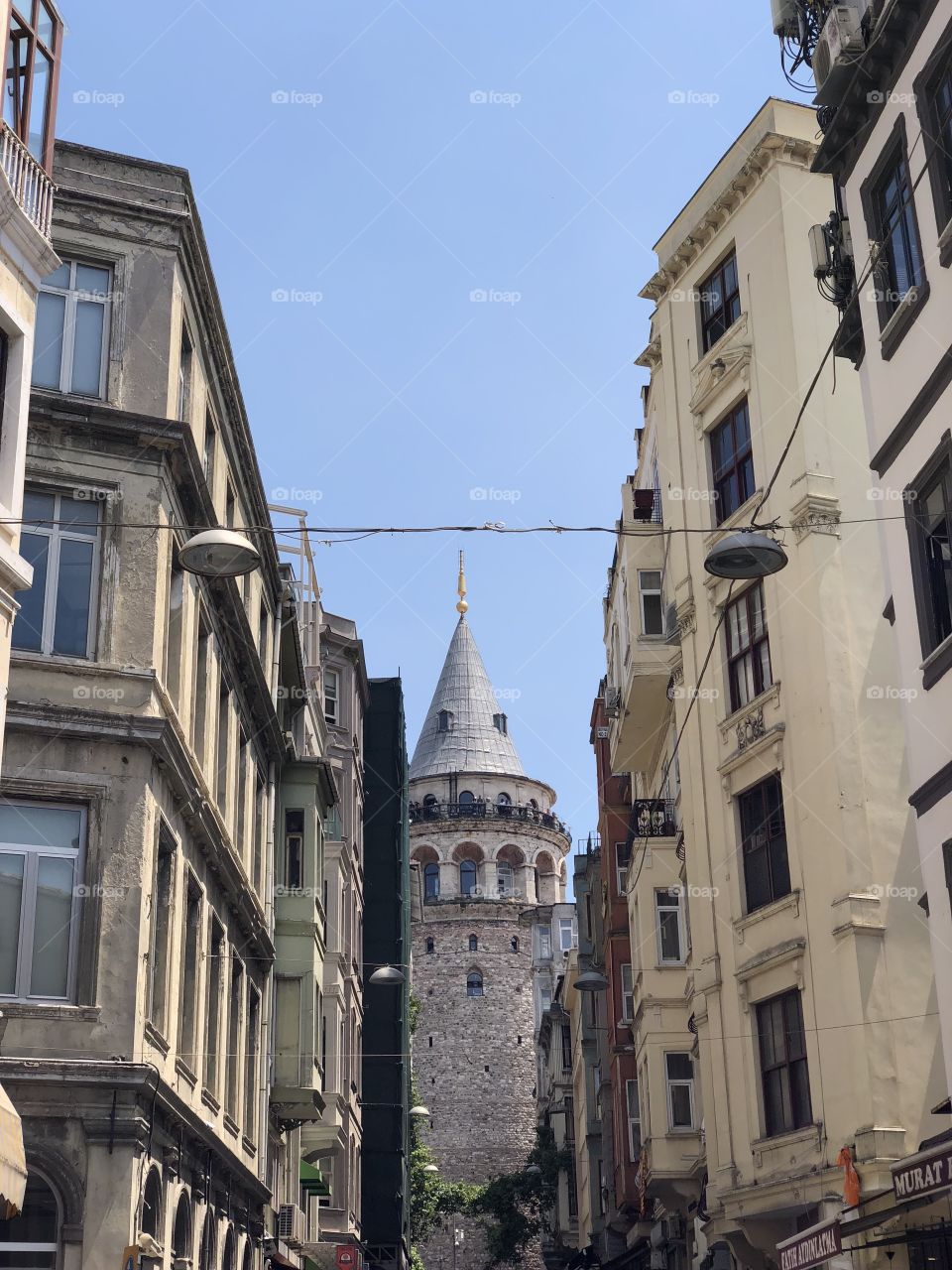 Galata Tower view, Istanbul, Turkey