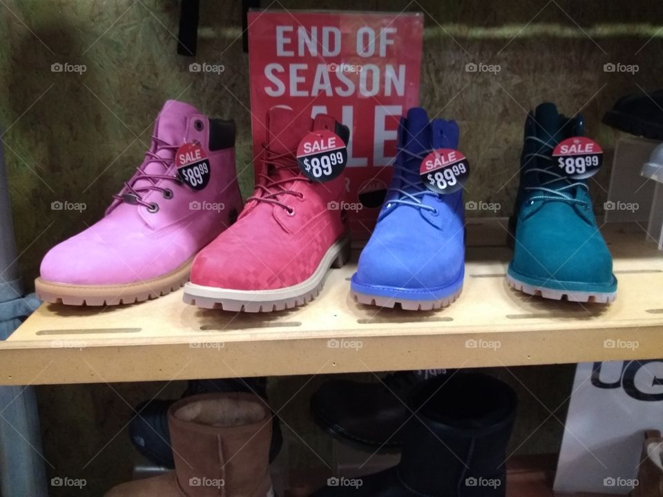 Easter egg colored hiking boots on sale