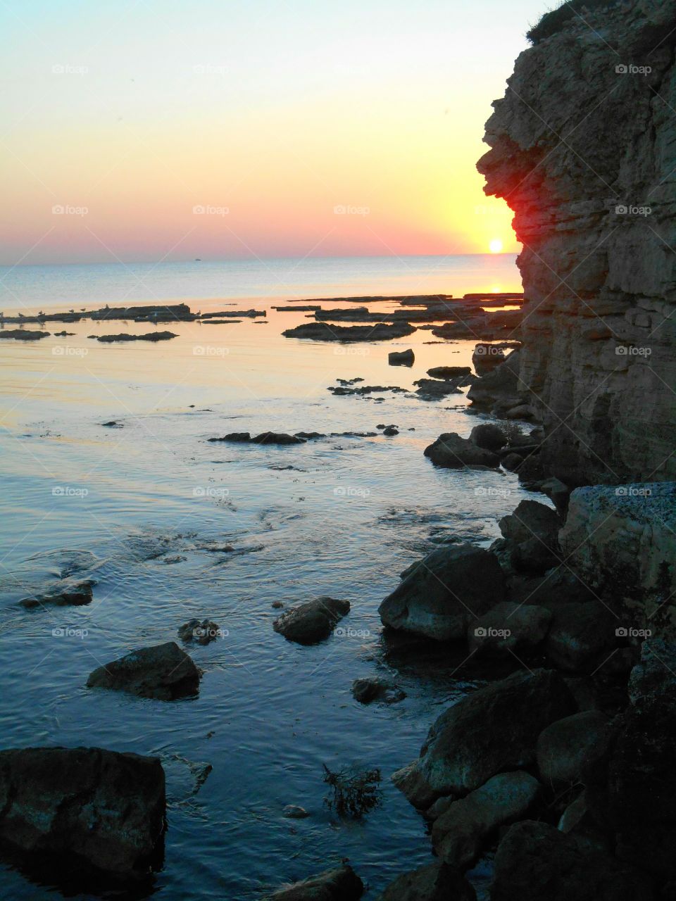 No Person, Water, Sunset, Evening, Beach