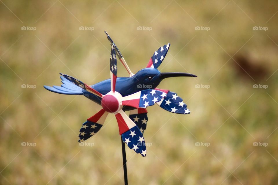 Patriotic windmill, us flag, forth of July, 4th of July, flag, red,white, and blue
