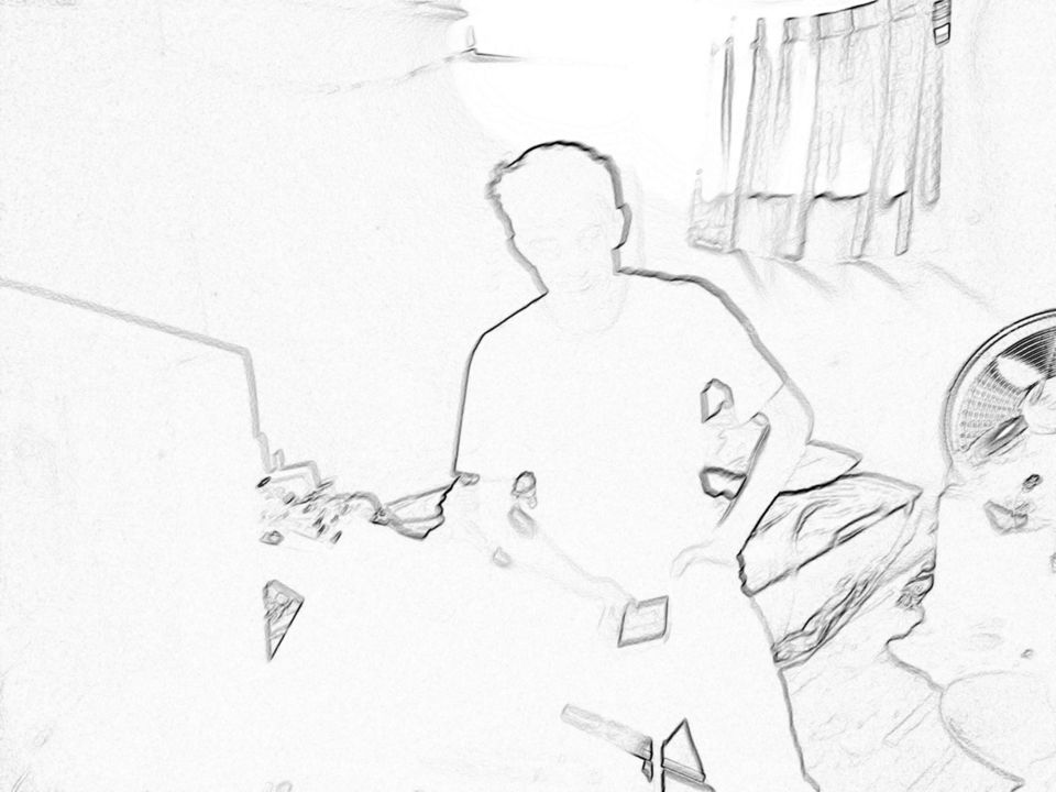 In the living room
-
Digital Sketch 