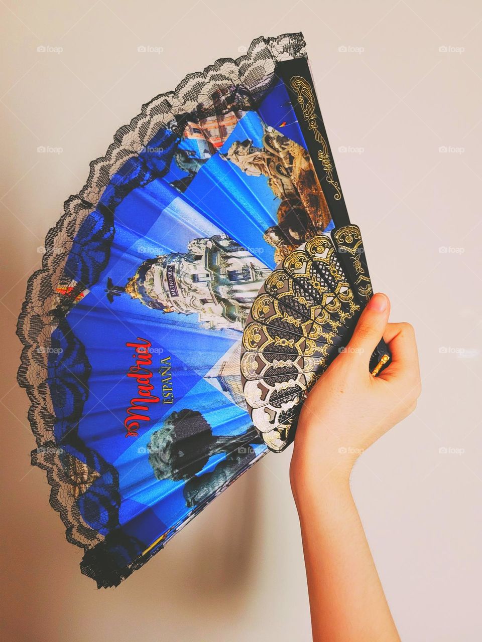 a hand fan from spain