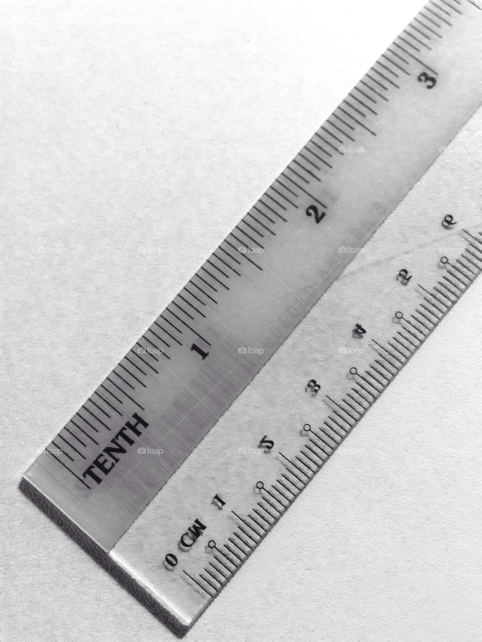 Abstract picture of a ruler