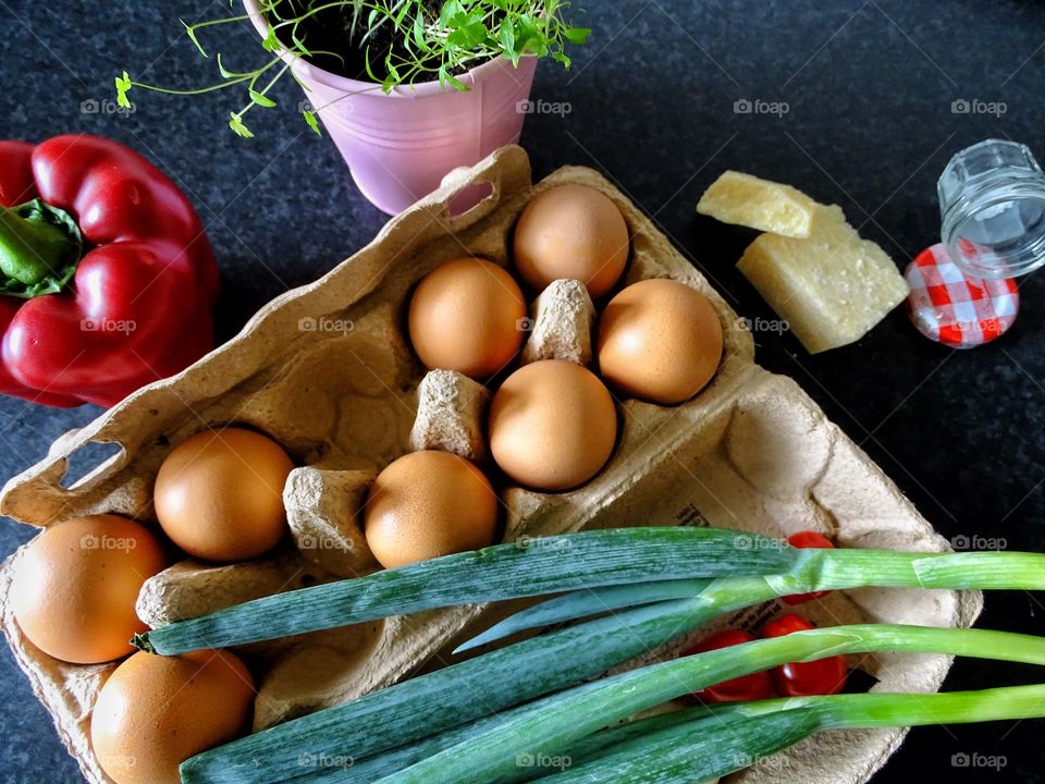 Cooking with fresh ingredients