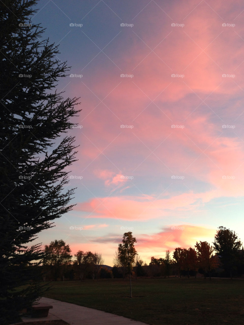 reno sunset park sky by melody