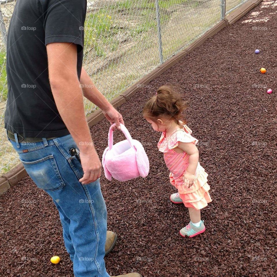 First Easter Egg Hunt!