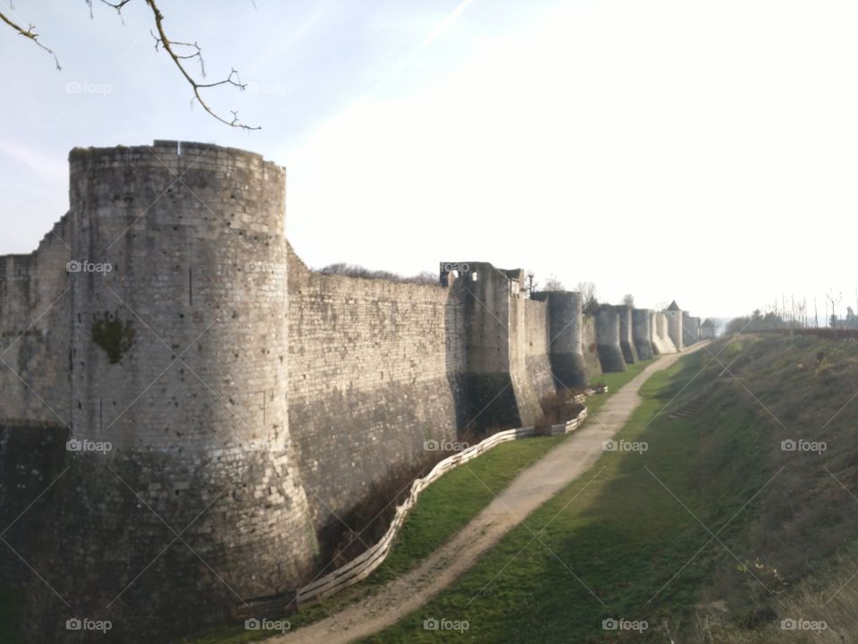 The medieval fortress of Provins, France