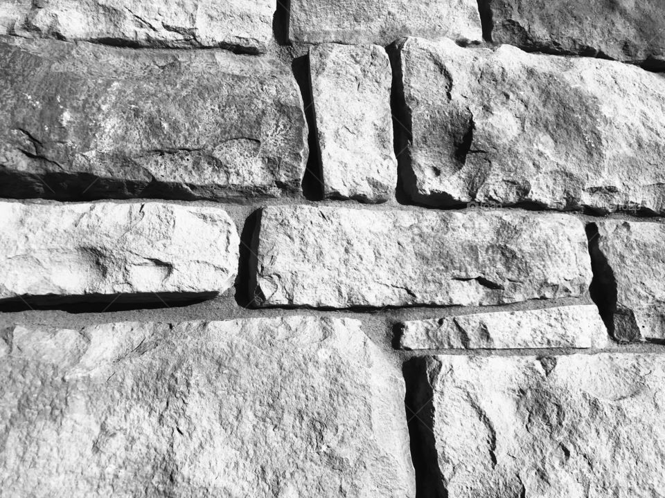 Grey Stone wall 