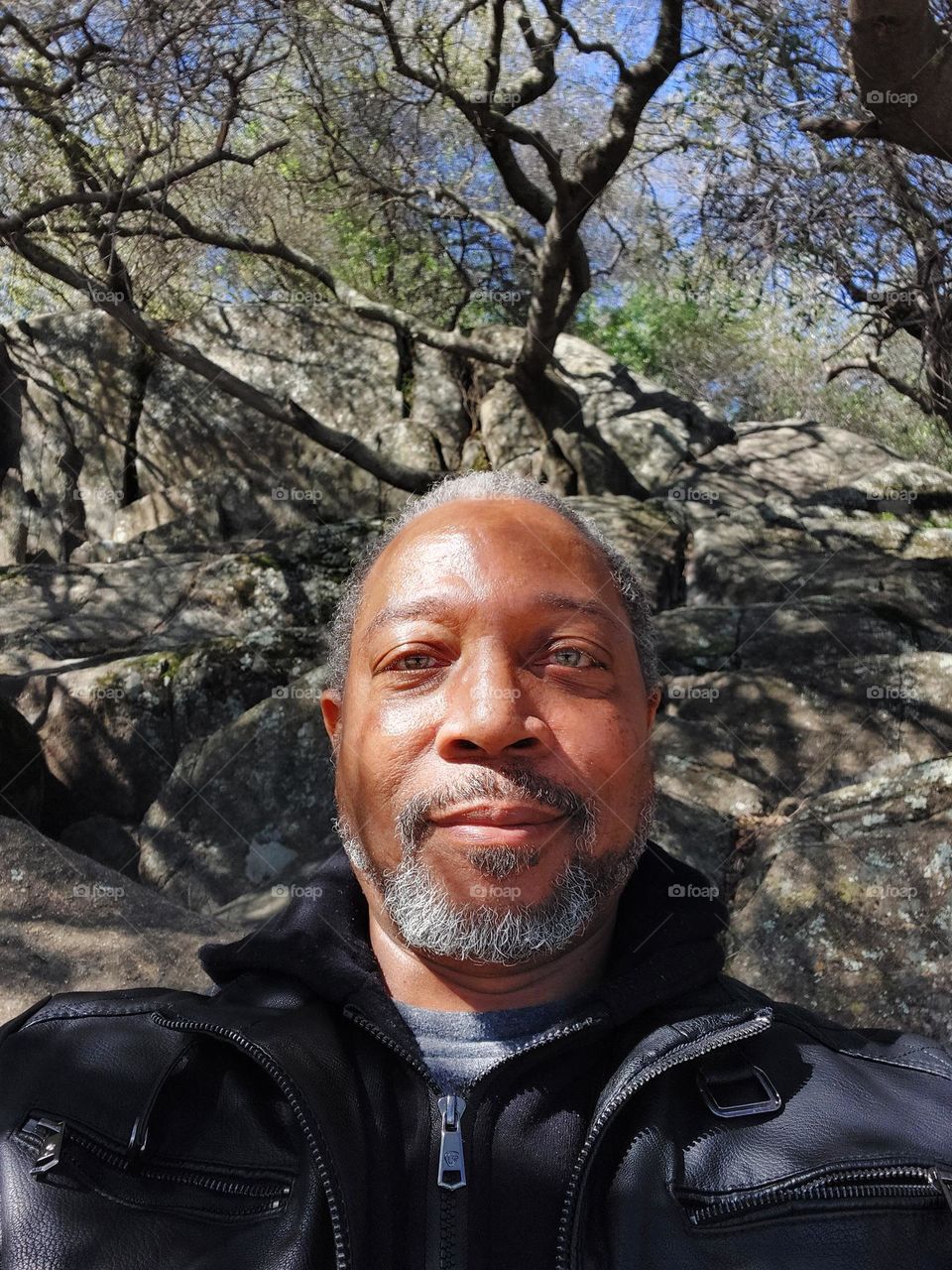 Self-portrait of a photographer in the great outdoors