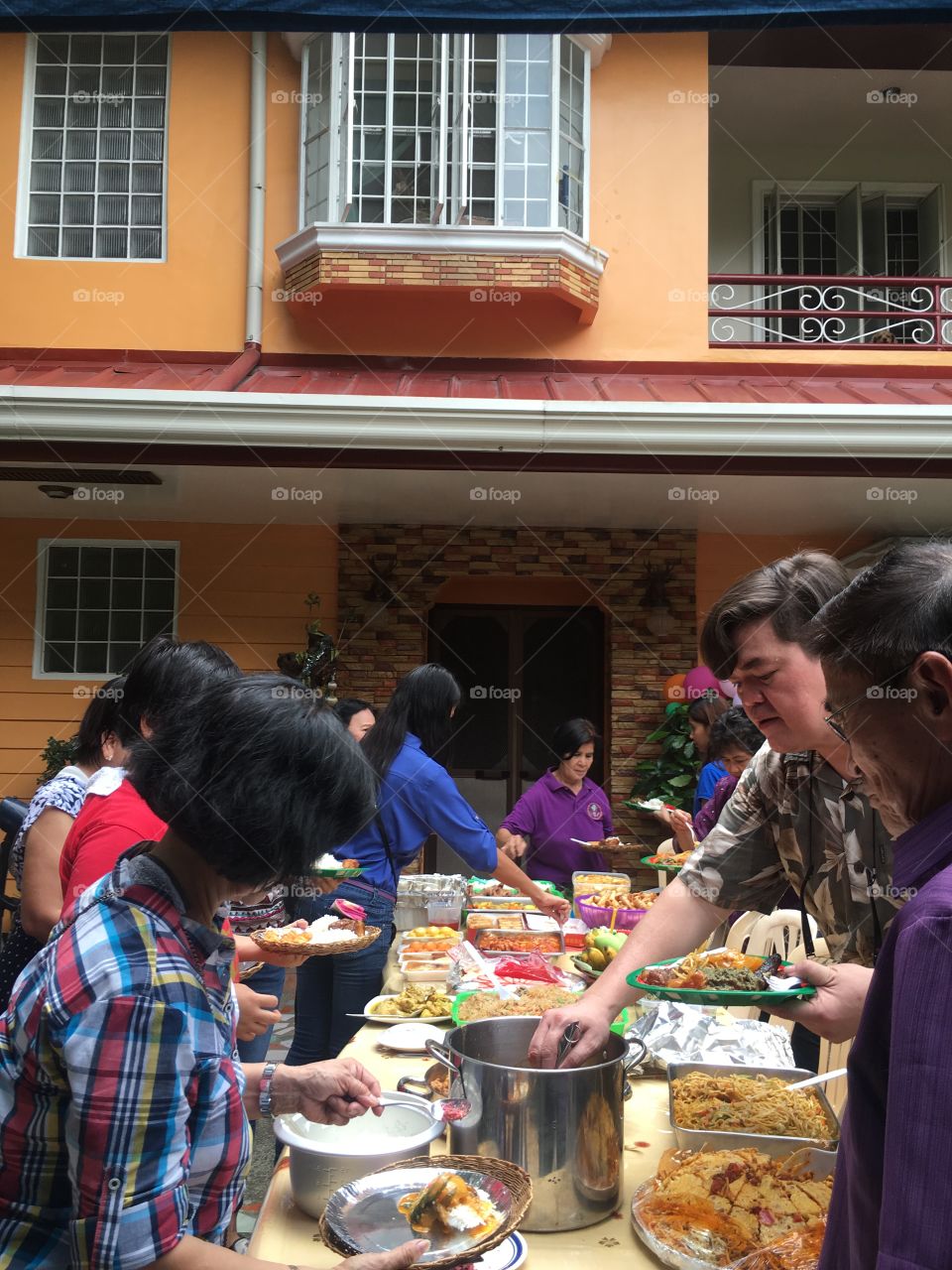 A Filipino party in the Philippines 