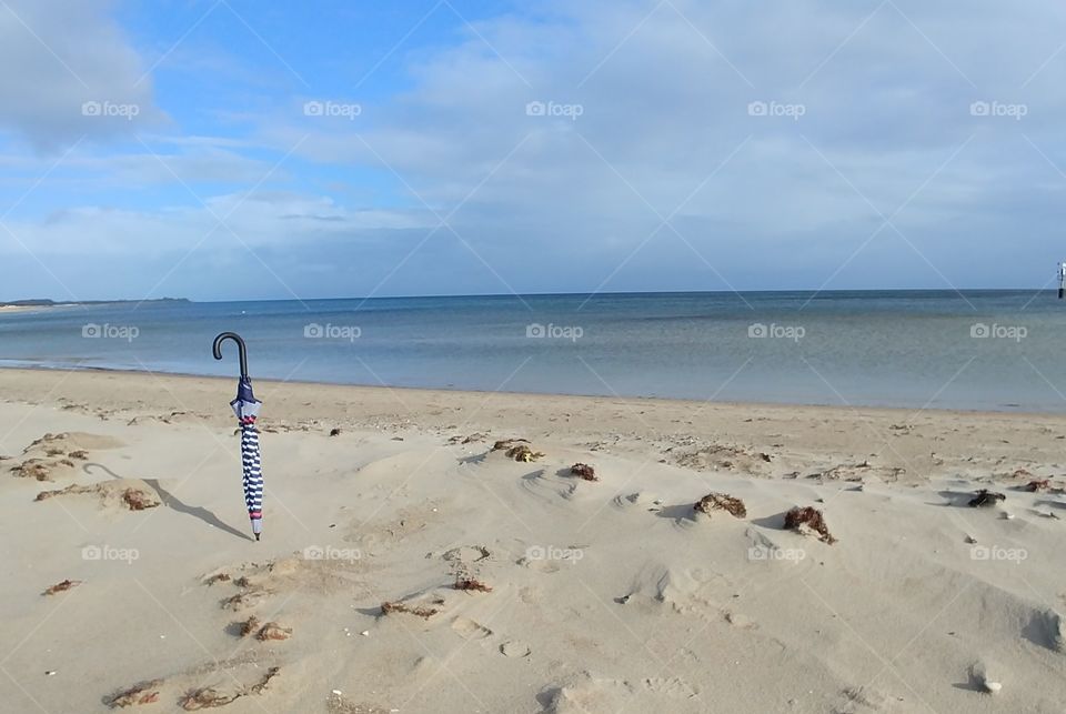 strand beach sand düne wind wasser umbrella Regenschirm