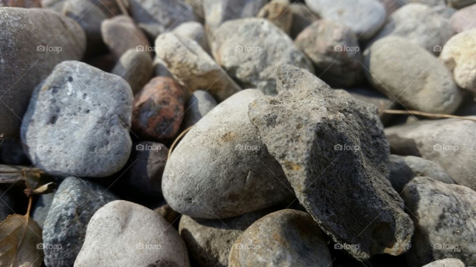 stones as texture