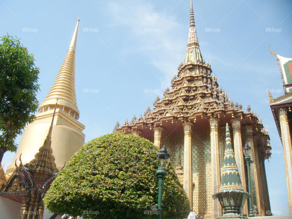 Temple. Temple of the Emerald Buddha.