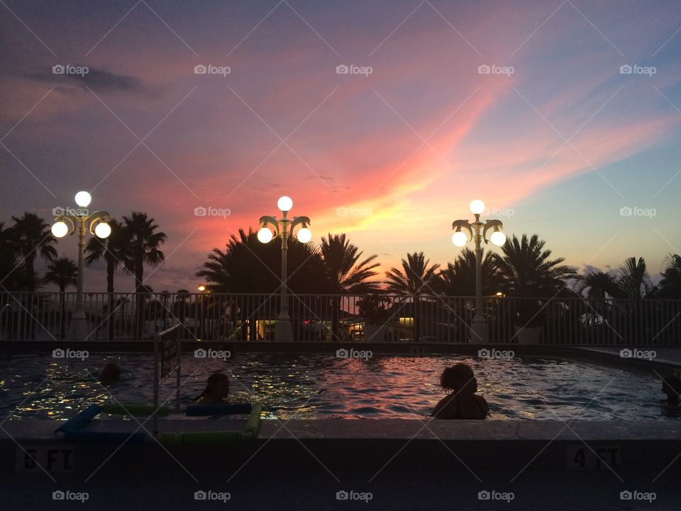 Sunset, Water, Beach, Sun, Dawn