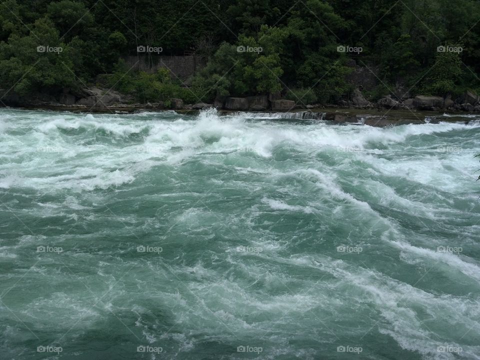 Niagara Rapids. First trip to Niagara falls.