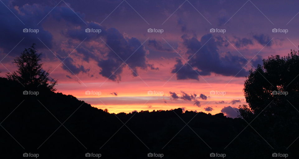 Southern Mountain Sunset
