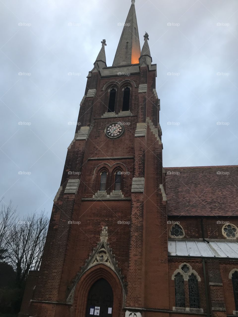 Main feature of the Church of Felixstowe in Felixstowe, UK