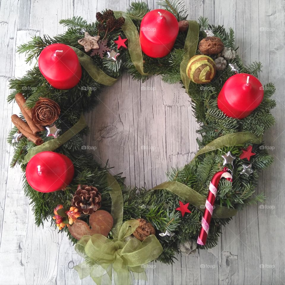 Advent wreath/ Adventskranz