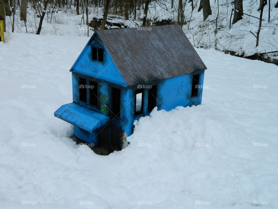 Blue house 