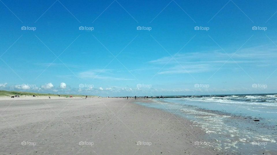 Danish beach on Jutland