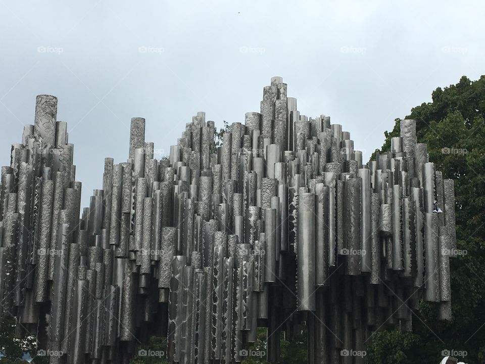 Helsinki pipes memorial 