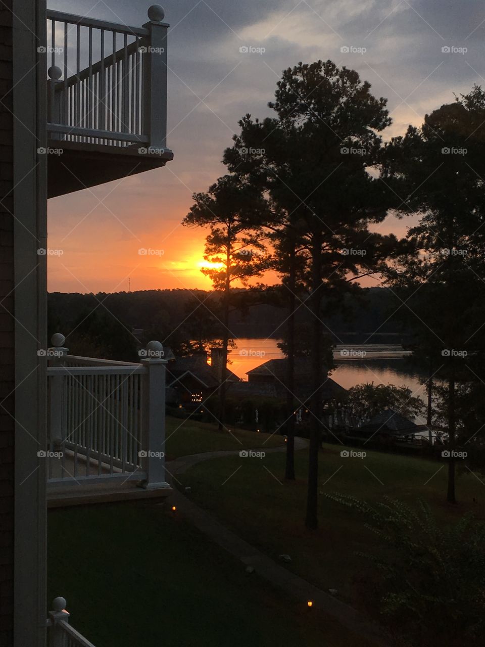 Sunrise over Lake Oconee