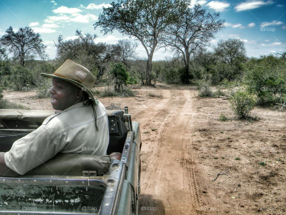Hitching a ride to another section of Mkhaya Game Reserve. 