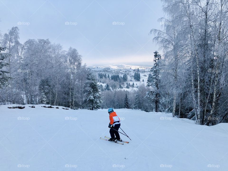 Skiing