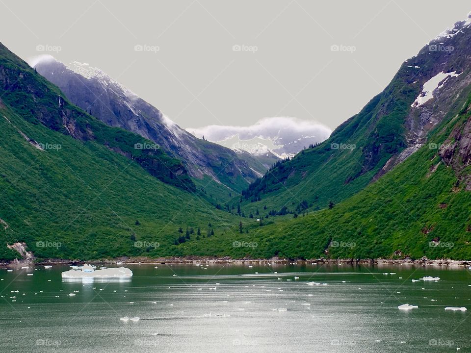 Tracy Arm Fjord in Alaska