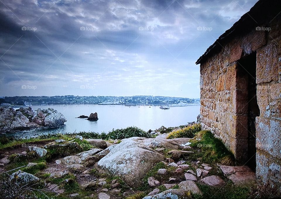 Autumn rain reflections