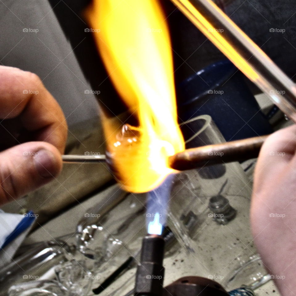 Glass blowing 