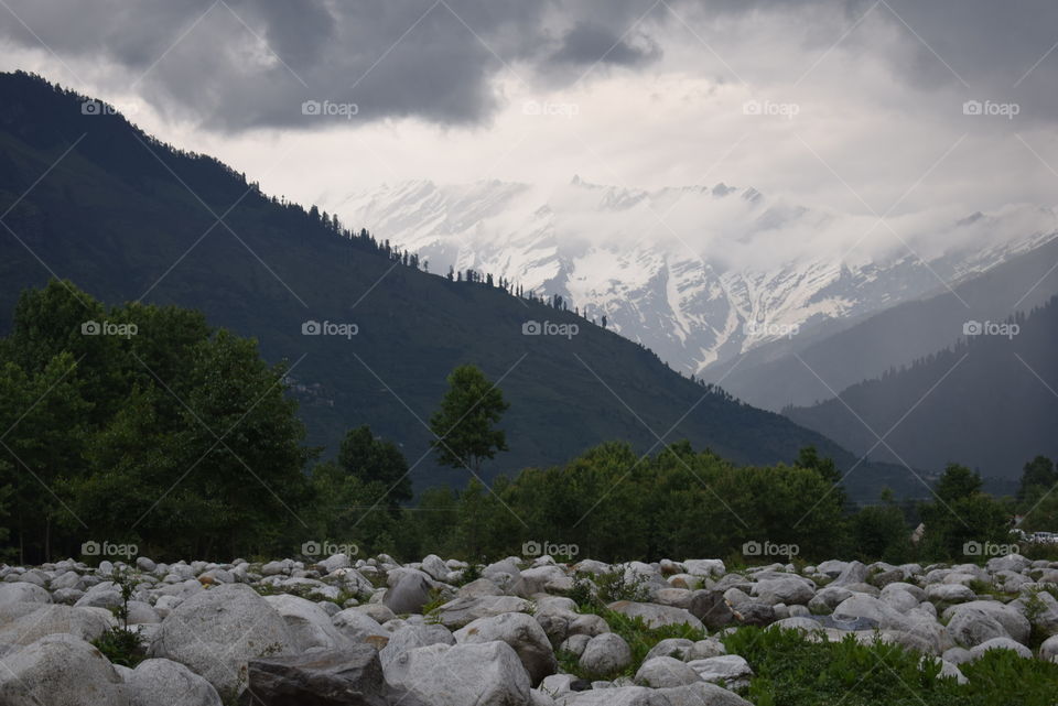 Hiking Trail Through The River