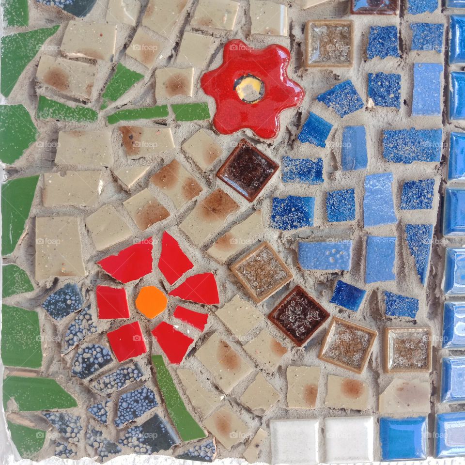 ceramic tiles mosaic picture