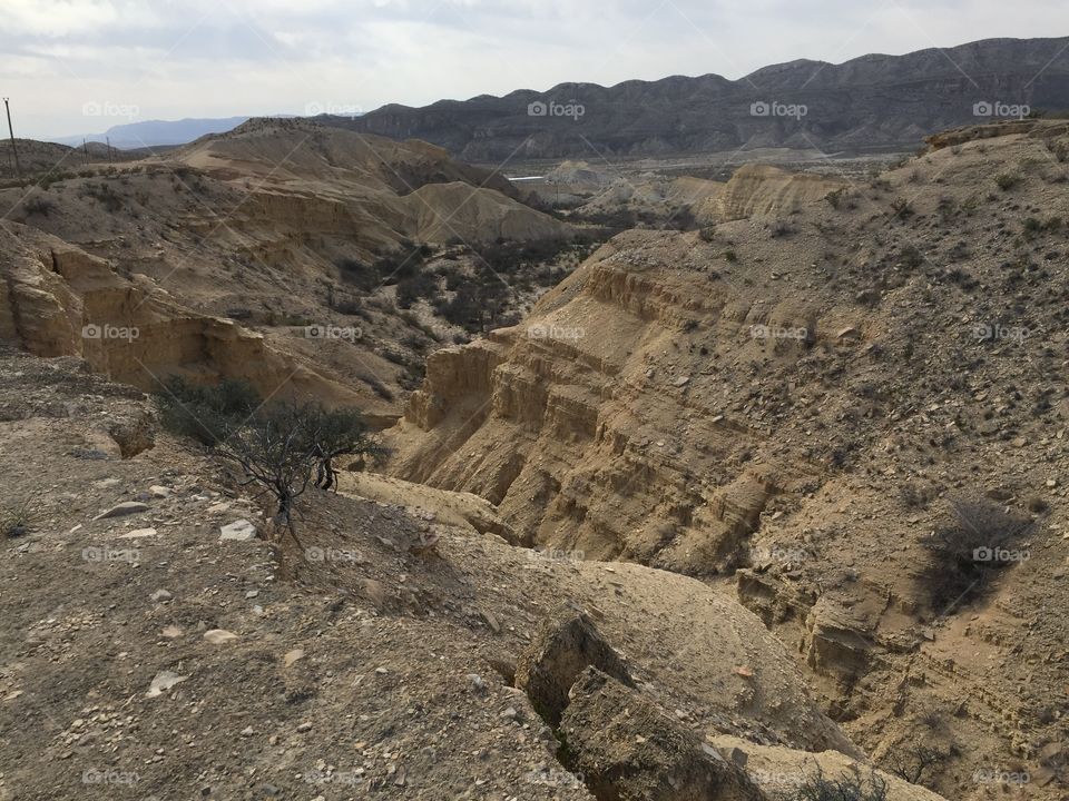 The canyon of Terlingua 
